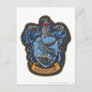 Harry Potter   Klassisches Wappen von Ravenclaw Postkarte