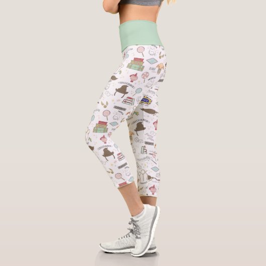 HARRY POTTER™ Kleines Magie-Muster Capri Leggings (Links)