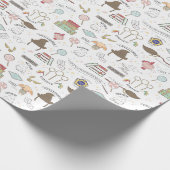 HARRY POTTER™ Kleines Magie-Muster Geschenkpapier (Ecke)