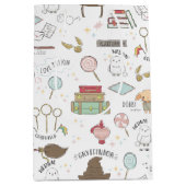 HARRY POTTER™ Kleines Magie-Muster Mittlere Geschenktüte (Vorderseite)