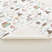 HARRY POTTER™ Kleines Magie-Muster Sherpadecke (3/4)