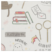 HARRY POTTER™ Kleines Magie-Muster Stoff (Nahaufnahme)