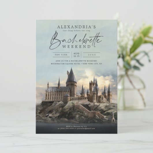 Harry Potter | Letzte Flug vor dem Ring Einladung (Stehend Vorderseite)