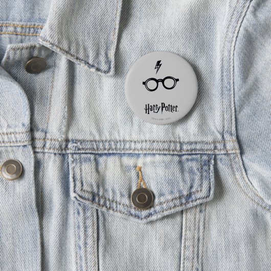 Harry Potter | Lightning Scar and Glasses Button (Beispiel)