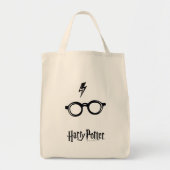 Harry Potter | Lightning Scar and Glasses Tragetasche (Vorne)