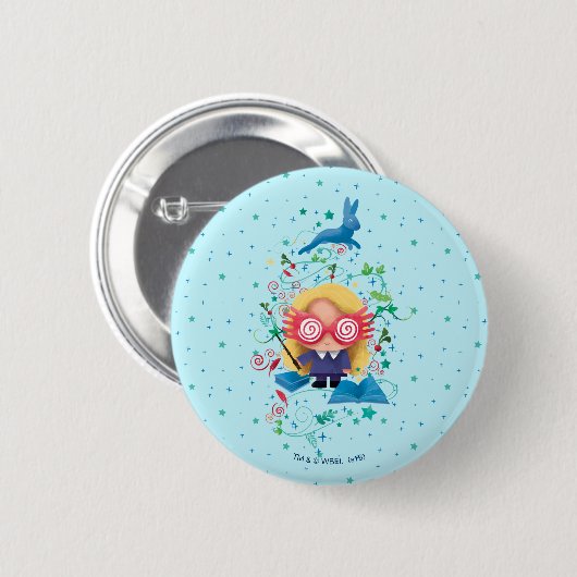 Harry Potter | Luna Lovegood Graphic Button (Vorne & Hinten)