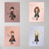 HARRY POTTER™ Magical Character Watercolor Bilderwand Sets (Vorderseite)