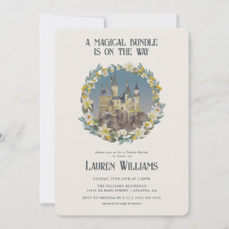 Harry Potter Magical Hogwarts Castle Gender Reveal Einladung