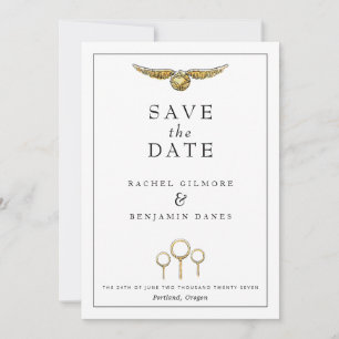 Harry Potter Magische Wasserfarben-Hochzeit Save The Date