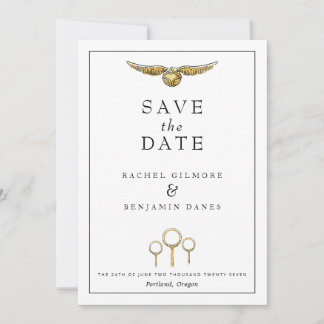 Harry Potter Magische Wasserfarben-Hochzeit Save The Date