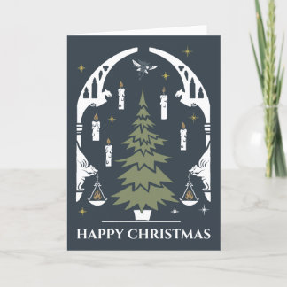 HARRY POTTER™ Magischer Weihnachtsbaum Feiertagskarte