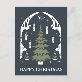 HARRY POTTER™ Magischer Weihnachtsbaum Feiertagspostkarte