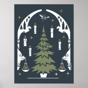 HARRY POTTER™ Magischer Weihnachtsbaum Poster