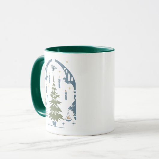 HARRY POTTER™ Magischer Weihnachtsbaum Tasse (Vorderseite Links)