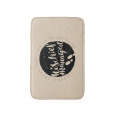 Harry Potter | Marauder's Map Charms Typografy Badematte (Vorderseite Vertikal)