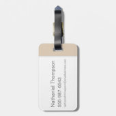 Harry Potter | Marauder's Map Charms Typografy Gepäckanhänger (Rückseite vertikal)