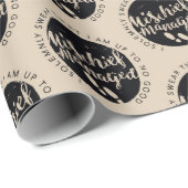 Harry Potter | Marauder's Map Charms Typografy Geschenkpapier (Rolleneckpunkt)