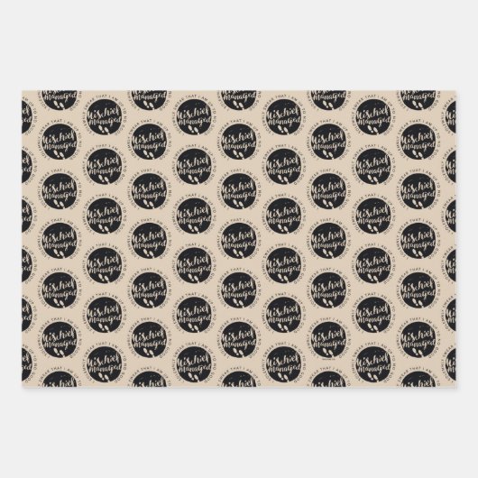 Harry Potter | Marauder's Map Charms Typografy Geschenkpapier Set (Vorderseite 2)