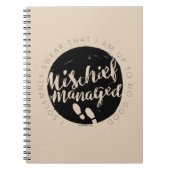 Harry Potter | Marauder's Map Charms Typografy Notizblock (Vorderseite)