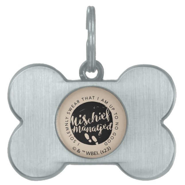 Harry Potter | Marauder's Map Charms Typografy Tiermarke (Vorderseite)