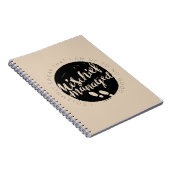 Harry Potter | Marauder's Map Zauber-Typografie Notizblock (Rechte Seite)