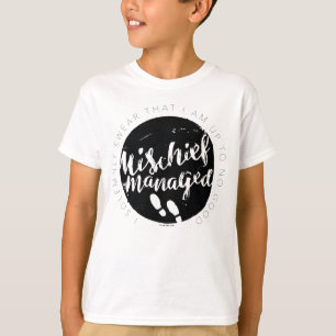 Harry Potter Marauder's Map Zauber-Typografie T-Shirt