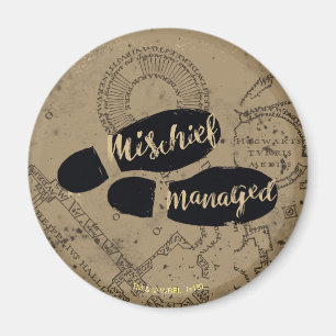Harry Potter   MISCHIEF MANAGED™-Kartenfußabdrücke Magnet