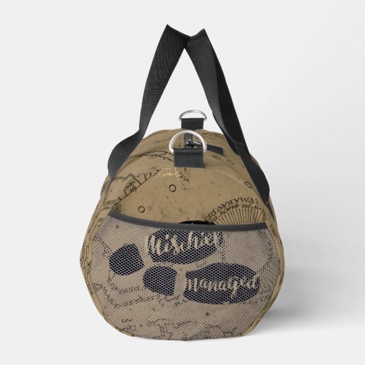 Harry Potter | MISCHIEF MANAGED™ Map Footprints Duffle Bag (Rechts)