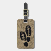 Harry Potter | MISCHIEF MANAGED™ Map Footprints Gepäckanhänger (Vorderseite vertikal)