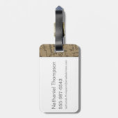 Harry Potter | MISCHIEF MANAGED™ Map Footprints Gepäckanhänger (Rückseite vertikal)