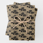 Harry Potter | MISCHIEF MANAGED™ Map Footprints Geschenkpapier Set (Beispiel)