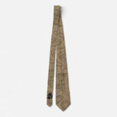 Harry Potter | MISCHIEF MANAGED™ Map Footprints Krawatte (Rückseite)