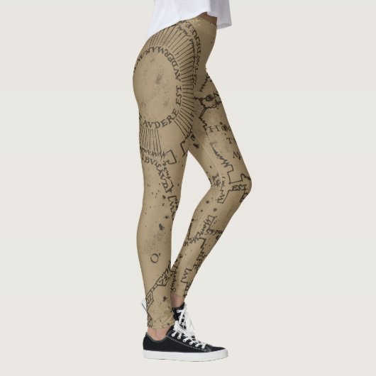 Harry Potter | MISCHIEF MANAGED™ Map Footprints Leggings (Rechts)