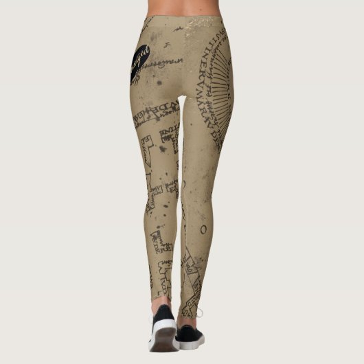 Harry Potter | MISCHIEF MANAGED™ Map Footprints Leggings (Rückseite)