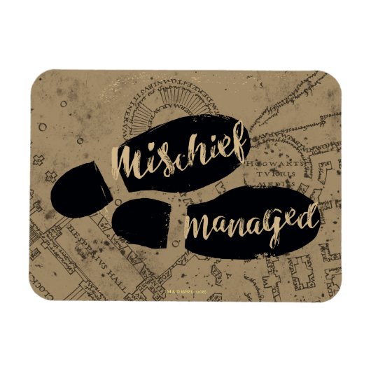 Harry Potter | MISCHIEF MANAGED™ Map Footprints Magnet (Horizontal)
