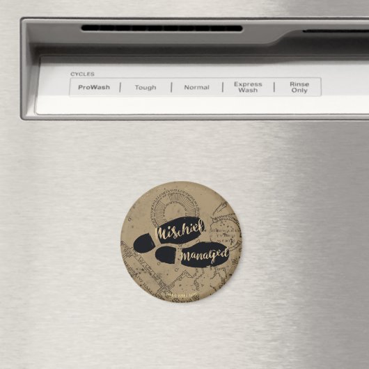 Harry Potter | MISCHIEF MANAGED™ Map Footprints Magnet (In Situ (Geschirrspüler))