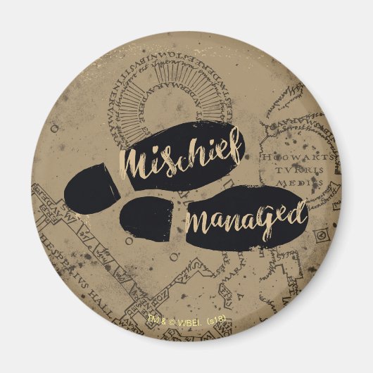 Harry Potter | MISCHIEF MANAGED™ Map Footprints Magnet (Vorne)
