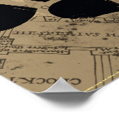 Harry Potter | MISCHIEF MANAGED™ Map Footprints Poster (Ecke)