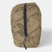 Harry Potter | MISCHIEF MANAGED™ Map Footprints Waschbeutel (Rechts)