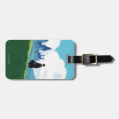 HARRY POTTER™ mit Blick auf das Schloss HOGWARTS™ Gepäckanhänger (Vorderseite horizontal)