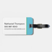 HARRY POTTER™ mit Blick auf das Schloss HOGWARTS™ Gepäckanhänger (Rückseite horizontal)