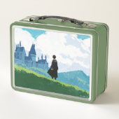 HARRY POTTER™ mit Blick auf das Schloss HOGWARTS™ Metall Brotdose (Rückseite)