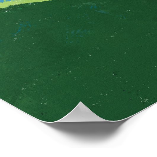 HARRY POTTER™ mit Blick auf das Schloss HOGWARTS™ Poster (Ecke)