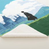 HARRY POTTER™ mit Blick auf das Schloss HOGWARTS™ Sherpadecke (3/4)
