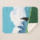 HARRY POTTER™ mit Blick auf das Schloss HOGWARTS™ Sherpadecke (Vorderseite (Horizontal))