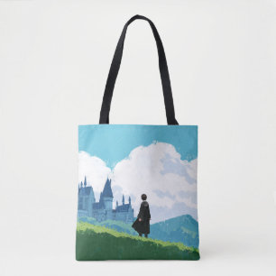 HARRY POTTER™ mit Blick auf das Schloss HOGWARTS™ Tasche