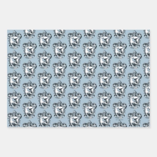 Harry Potter | Modernes Ravenclaw-Wappen Geschenkpapier Set (Vorderseite 2)