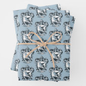 Harry Potter | Modernes Ravenclaw-Wappen Geschenkpapier Set (Beispiel)