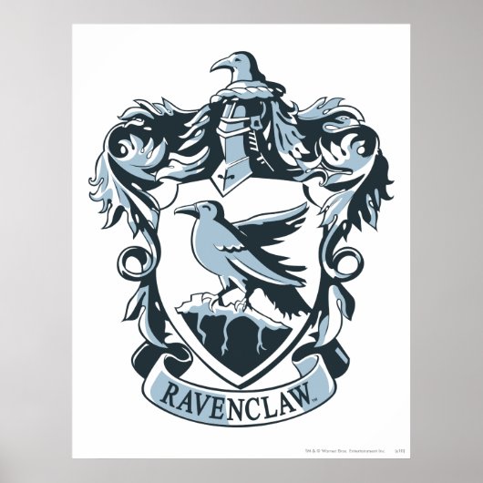 Harry Potter | Modernes Ravenclaw-Wappen Poster (Vorne)