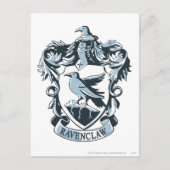 Harry Potter | Modernes Ravenclaw-Wappen Postkarte (Vorderseite)